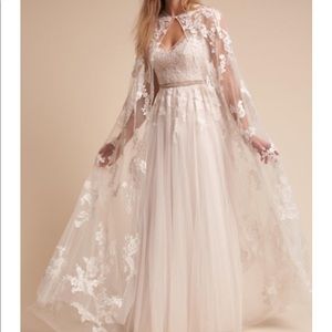 BHLDN Bridal Wedding Cape - Eddy K Anastasia Cape